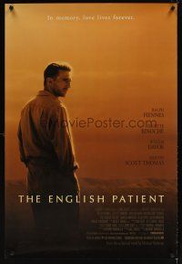 5w278 ENGLISH PATIENT int'l 1sh '96 Ralph Fiennes, Best Picture winner, by Anthony Minghella!