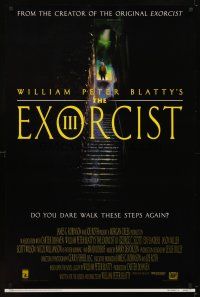 5w287 EXORCIST III int'l 1sh '90 George C. Scott starring in William Peter Blatty sequel!