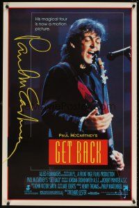5w343 GET BACK 1sh '91 former Beatle Paul McCartney on a magical tour!