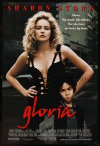 5w354 GLORIA int'l DS 1sh '99 Sidney Lumet directed, sexy Sharon Stone, Jeremy Northam
