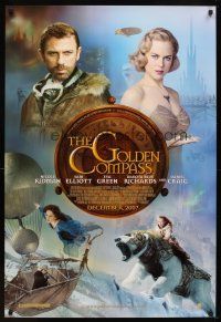 5w358 GOLDEN COMPASS advance DS 1sh '07 sexy Nicole Kidman, Daniel Craig, Dakota Blue Richards!