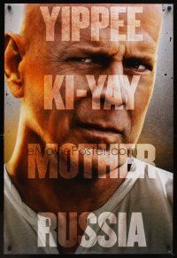 5w362 GOOD DAY TO DIE HARD style A teaser DS 1sh '13 Bruce Willis, yippe ki-yay mother Russia!
