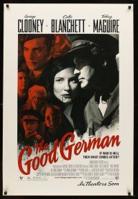 5w363 GOOD GERMAN advance DS 1sh '06 Steven Soderbergh directed, Clooney & pretty Cate Blanchett!