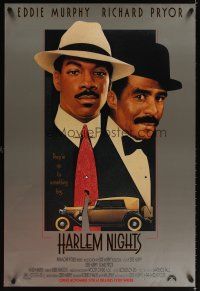 5w383 HARLEM NIGHTS advance 1sh '89 Redd Foxx, Chorney art of Eddie Murphy & Richard Pryor!