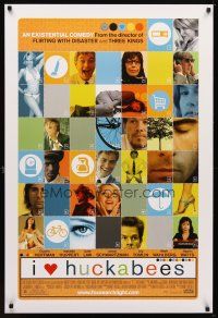 5w410 I HEART HUCKABEES 1sh '04 Dustin Hoffman, Isabelle Huppert, Jude Law, Naomi Watts!