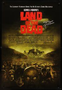 5w468 LAND OF THE DEAD 1sh '05 George Romero directed, mob of zombies!