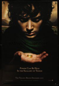 5w506 LORD OF THE RINGS: THE FELLOWSHIP OF THE RING teaser 1sh '01 J.R.R. Tolkien, power!