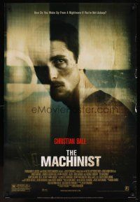 5w520 MACHINIST style A DS 1sh '04 Jennifer Jason Leigh, cool image of Christian Bale!