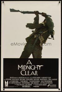 5w540 MIDNIGHT CLEAR 1sh '92 Peter Berg, Kevin Dillon, Ethan Hawke, cool image of soldier!