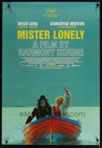5w544 MISTER LONELY 1sh '08 wild image of Michael Jackson & Marilyn Monroe in a boat!