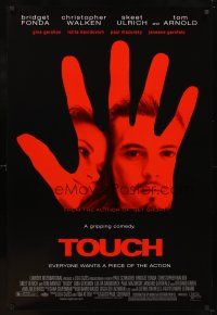 5w748 TOUCH 1sh '97 Paul Schrader directed, Skeet Ulrich & Bridget Fonda in red hand!