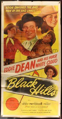 5s601 BLACK HILLS 3sh '47 great images of singing cowboy Eddie Dean & Shirley Patterson!