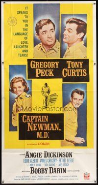 5s625 CAPTAIN NEWMAN, M.D. 3sh '64 Gregory Peck, Tony Curtis, Angie Dickinson, Bobby Darin