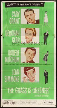 5s696 GRASS IS GREENER 3sh '61 Cary Grant, Deborah Kerr, Robert Mitchum, Jean Simmons