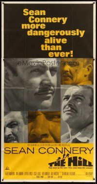 5s711 HILL 3sh '65 directed by Sidney Lumet, great photo montage of Sean Connery!