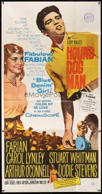 5s722 HOUND-DOG MAN 3sh '59 Fabian starring in his first movie with pretty Carol Lynley!