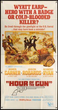 5s723 HOUR OF THE GUN 3sh '67 James Garner as Wyatt Earp, John Sturges, was he a hero or killer?