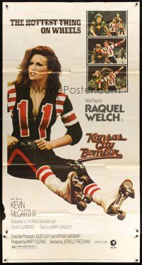 5s737 KANSAS CITY BOMBER 3sh '72 sexy roller derby girl Raquel Welch, the hottest thing on wheels!