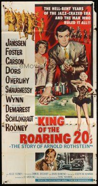 5s740 KING OF THE ROARING 20'S 3sh '61 poker, gambling & sexy Diana Dors in the hell-bent jazz era!