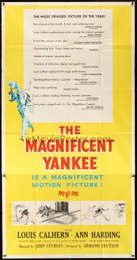 5s753 MAGNIFICENT YANKEE 3sh '51 Louis Calhern as Oliver Wendell Holmes, directed by John Sturges!