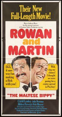 5s756 MALTESE BIPPY 3sh '69 different image of smiling Dan Rowan & Dick Martin!
