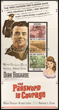 5s796 PASSWORD IS COURAGE 3sh '63 Dirk Bogarde in an English version of The Great Escape!
