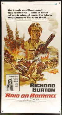 5s811 RAID ON ROMMEL int'l 3sh '71 Richard Burton, Wolfgang Preiss as The Desert Fox!