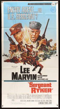 5s833 SERGEANT RYKER 3sh '68 is Lee Marvin an enemy agent or U.S. sergeant in the Korean War!