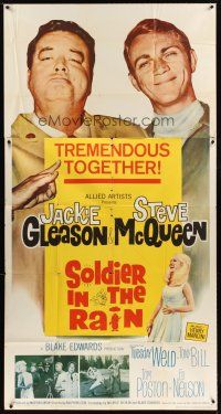 5s843 SOLDIER IN THE RAIN 3sh '64 misfit soldiers Steve McQueen & Jackie Gleason + Tuesday Weld!