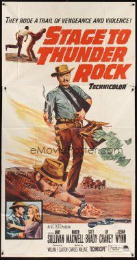 5s848 STAGE TO THUNDER ROCK 3sh '64 Barry Sullivan rode a trail of vengeance & violence!
