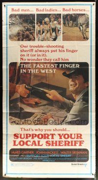 5s858 SUPPORT YOUR LOCAL SHERIFF 3sh '69 James Garner is the fastest finger in the West!