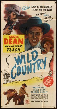 5s893 WILD COUNTRY 3sh '47 singing cowboy Eddie Dean is easy in the saddle & easy on the ear!