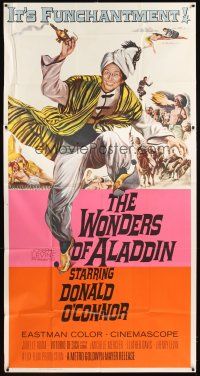5s902 WONDERS OF ALADDIN 3sh '61 Mario Bava's Le Meraviglie di Aladino, art of Donald O'Connor!