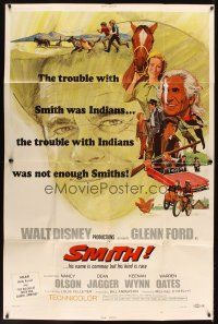 5s048 SMITH 40x60 '69 Glenn Ford too many friends to be rich & too much fun to stay out of trouble