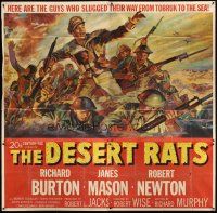 5s103 DESERT RATS 6sh '53 Richard Burton leads Australian & New Zealand soldiers against Nazis!