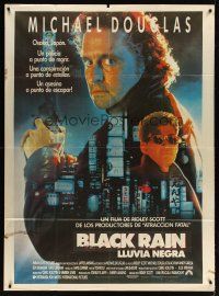5s150 BLACK RAIN Argentinean 43x58 '89 Michael Douglas is an American cop in Japan!