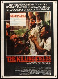 5s164 KILLING FIELDS Argentinean 43x58 '85 Sam Waterston, John Malkovich, Cambodian Civil War!