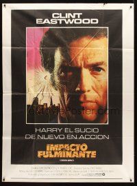 5s172 SUDDEN IMPACT Argentinean 43x58 '83 Clint Eastwood is at it again as Dirty Harry!
