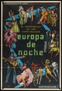 5s211 EUROPEAN NIGHTS Argentinean '59 Alessandro Blasetti's Europa di notte, art of dancers!