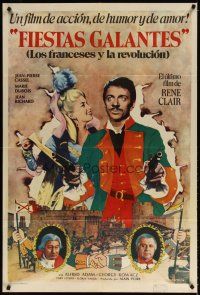 5s243 LACE WARS Argentinean '65 Rene Clair's Les fetes galantes, art of Jean-Pierre Cassel!