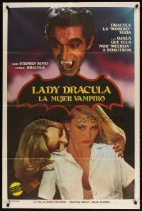 5s244 LADY DRACULA Argentinean '78 Stephen Boyd as the Count with sexy Evelyne Kraft!