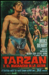 5s293 TARZAN & THE JUNGLE BOY Argentinean '68 could Mike Henry find Steve Bond in the wild jungle?