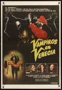 5s309 VAMPIRE IN VENICE Argentinean '89 Klaus Kinski in the title role, sexy horror images!