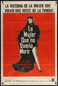 5s318 WOMAN WHO WOULDN'T DIE Argentinean '65 Gary Merrill, Jane Merrow, English horror!