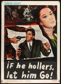 5s456 IF HE HOLLERS LET HIM GO Italian 1p '68 Dana Wynter & Kevin McCarthy, different Avelli art!
