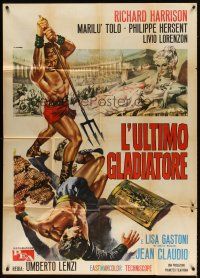 5s480 MESSALINA VS. THE SON OF HERCULES Italian 1p '64 Lenzi's L'ultimo gladiatore, Casaro art!