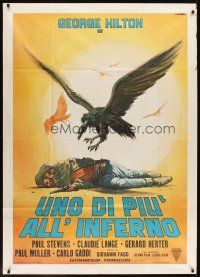 5s492 ONE MORE TO HELL Italian 1p '68 Uno Di Piu All'Inferno, cool Casaro spaghetti western art!