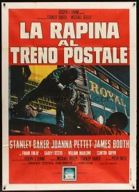 5s507 ROBBERY Italian 1p '68 Stanley Baker, Peter Yates, completely different art!