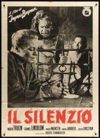 5s520 SILENCE Italian 1p '64 Ingmar Bergman's Tystnaden starring Ingrid Thulin!