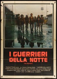 5s551 WARRIORS Italian 1p '79 Walter Hill, different image of the armies of the night!